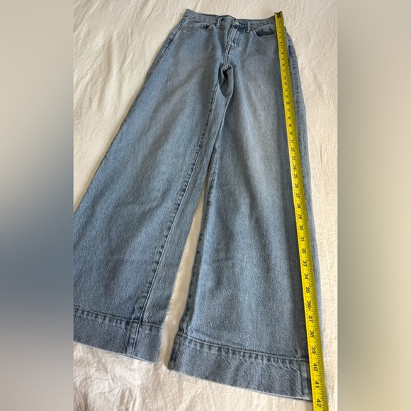 Madewell Light Blue superwide-leg jeans - Picture 7 of 13